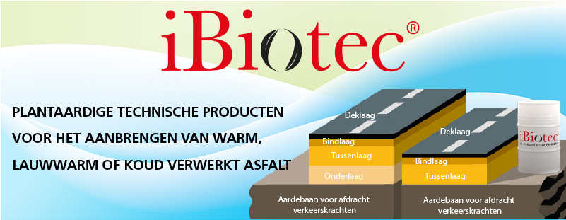 iBiotec SOLVETAL® bitumenoplosmiddel en antikleefmiddelen voor wegasfalt